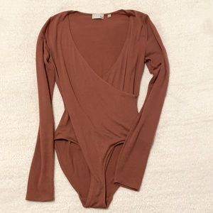 Wilfred Free Rust Crossover Bodysuit